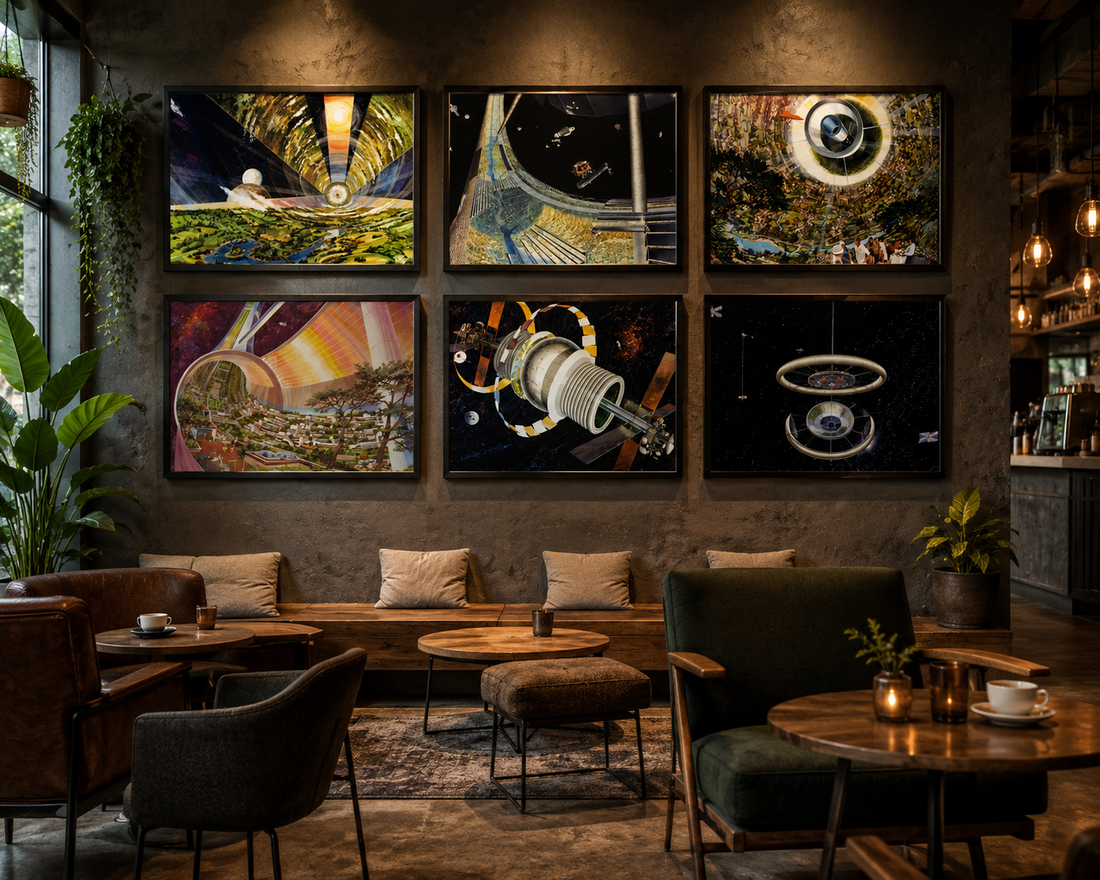 Space Colony Art: The 1975 NASA Paintings That Defined How We See Life Beyond Earth