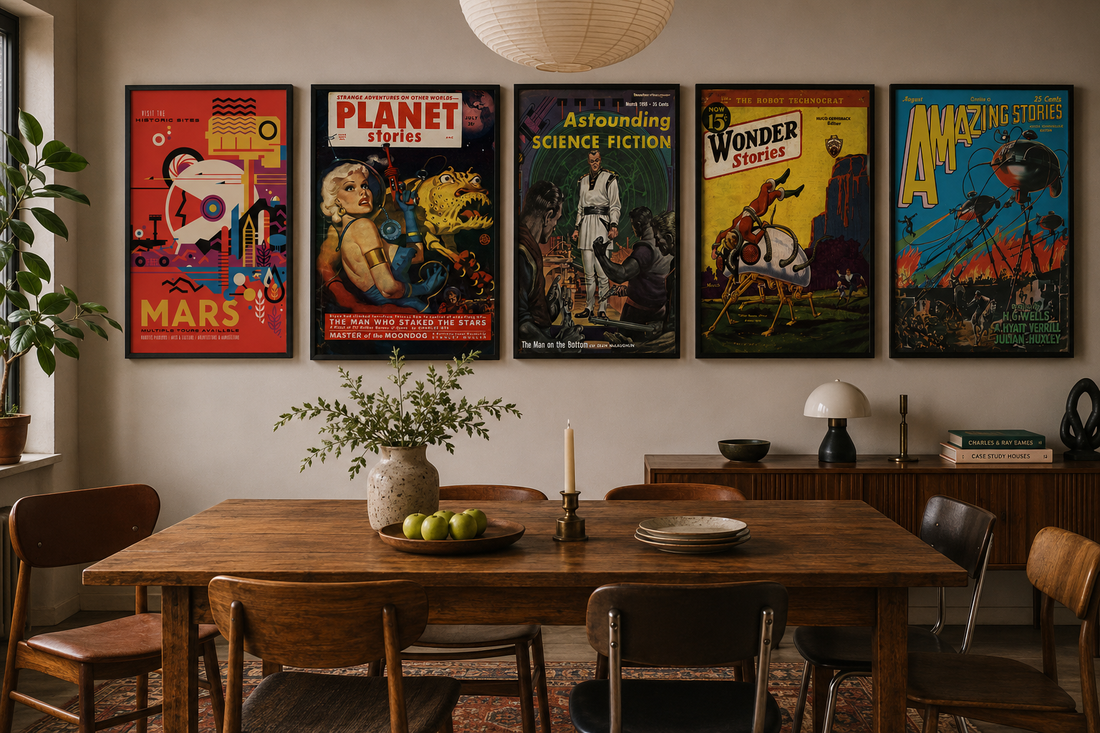 The Visual Identity of Vintage Space Illustration: Typography, Layout, and the Design of a Dream